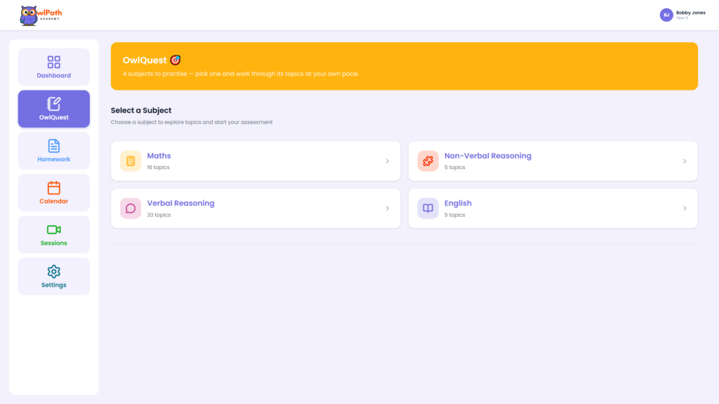 Owlpath Student Dashboard Owlquest