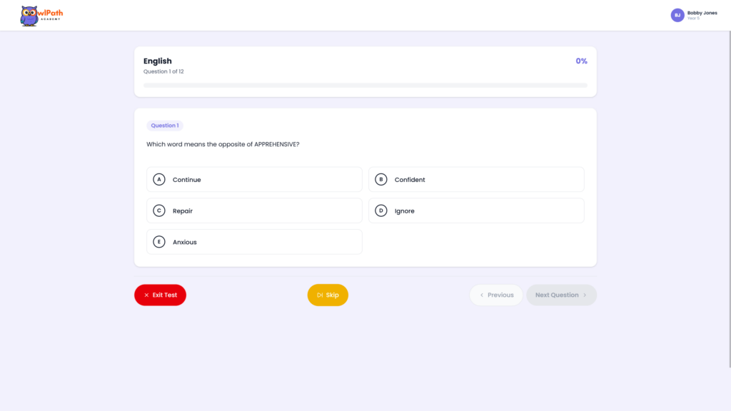 Owlquest example question